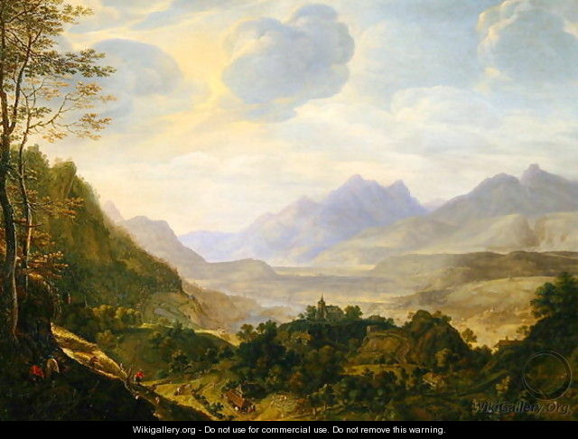 Rhenish landscape - Herman Saftleven
