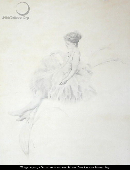 Fairy on a Lily - Charles Prosper Sainton