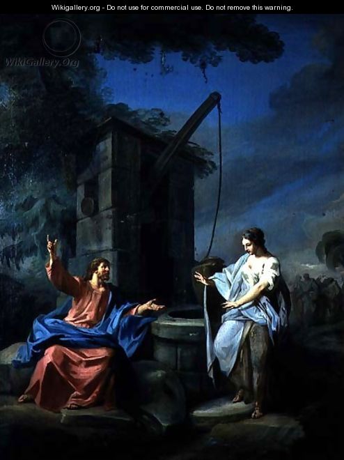 Christ and the Woman of Samaria at the Well, 1752 - Gabriel De Saint Aubin