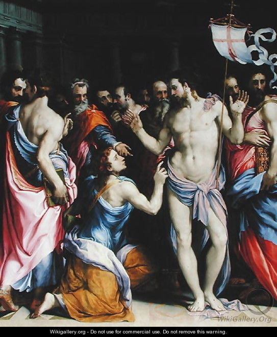 The Incredulity of St. Thomas, c.1547 - Francesco de