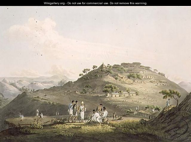 The Town of Dixan in Abyssinia, engraved by Daniel Havell 1785-1826 1809 - (after) Salt, Henry
