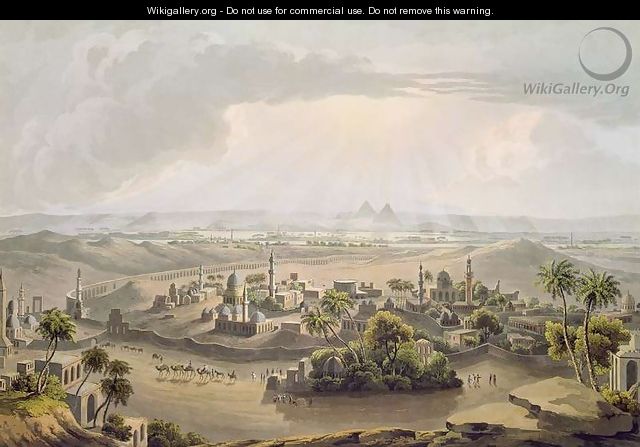 The Pyramids at Cairo, engraved by Daniel Havell 1785-1826 1809 - (after) Salt, Henry