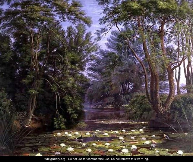 River Cherwell Waterlilies - William (Turner of Oxford) Turner