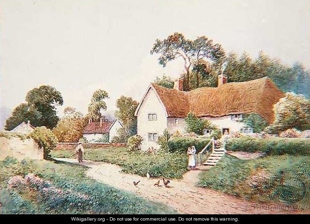 A Village Lane - F.H. Tyndale