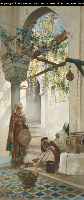 Entrance to a mosque - Valery Ivanovich Jacobi