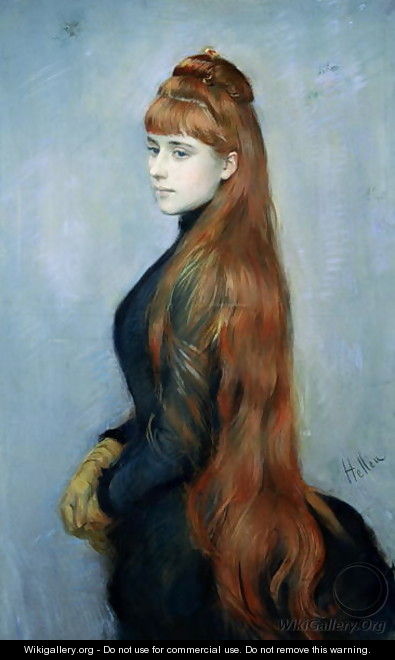 Portrait of Mademoiselle Alice Guerin - Paul Cesar Helleu