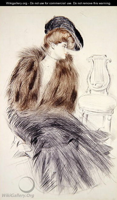 Woman Seated, c.1895 - Paul Cesar Helleu