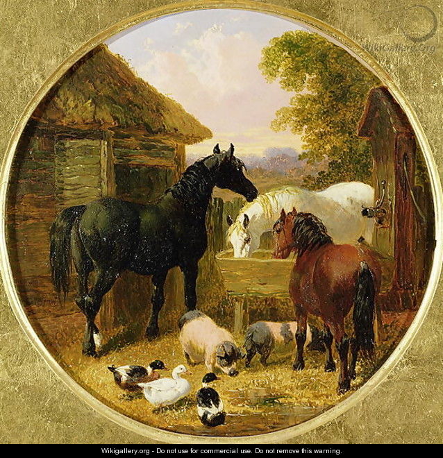 Farmyard Scene - John Frederick Herring, Jnr.