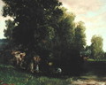 The Edge of the Pool (Au Bord de l'Etang) 1867 - Gustave Courbet