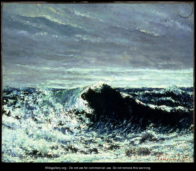 The Wave, c.1871 - Gustave Courbet