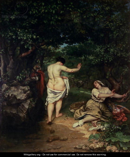 Les Baigneuses, 1853 - Gustave Courbet