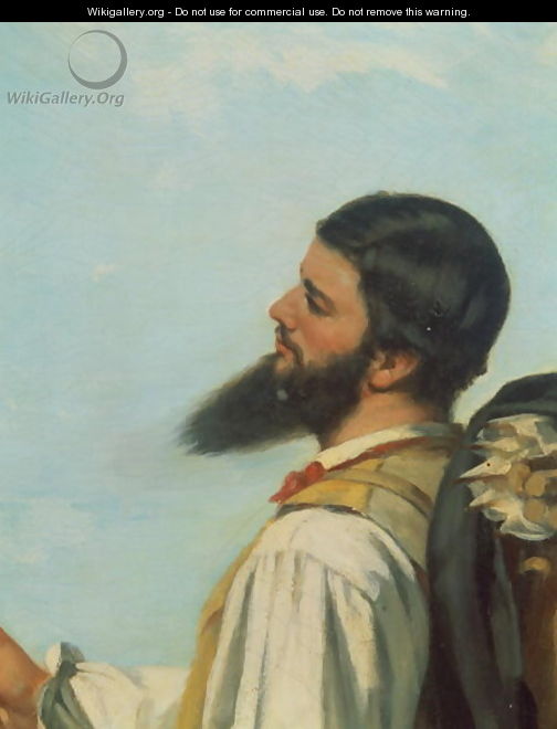 La Rencontre ou Bonjour M.Courbet (detail) - Gustave Courbet