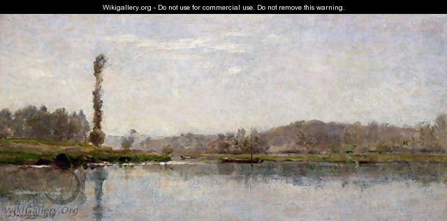Morning on the Oise, Auvers - Charles-Francois Daubigny