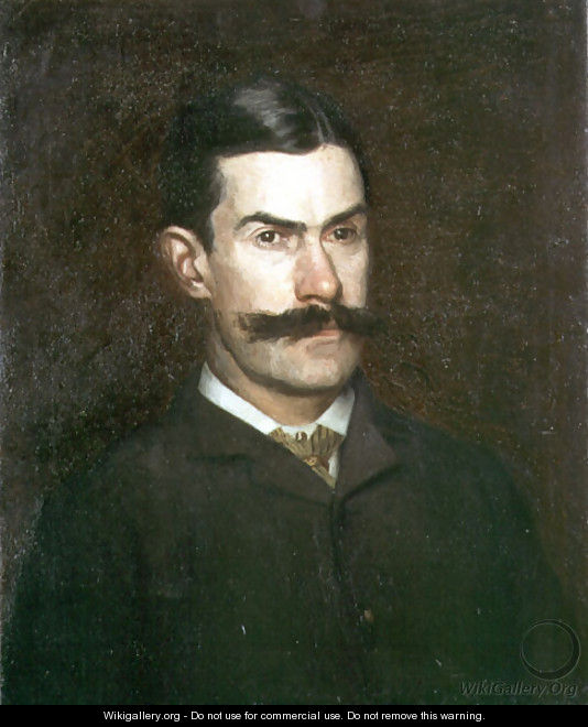Portrait of Frank MacDowell, c.1886 - Thomas Cowperthwait Eakins