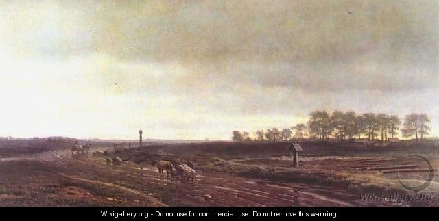 In the fields, 1872 - Clodt von Jurgensburg Mikhail Konstantinovitch
