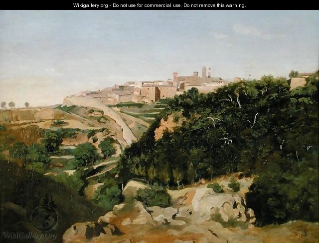 Volterra, 1834 - Jean-Baptiste-Camille Corot