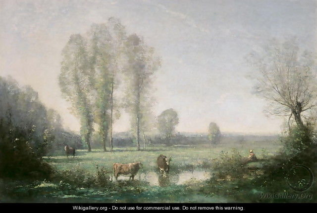 Morning mist, 1860 - Jean-Baptiste-Camille Corot