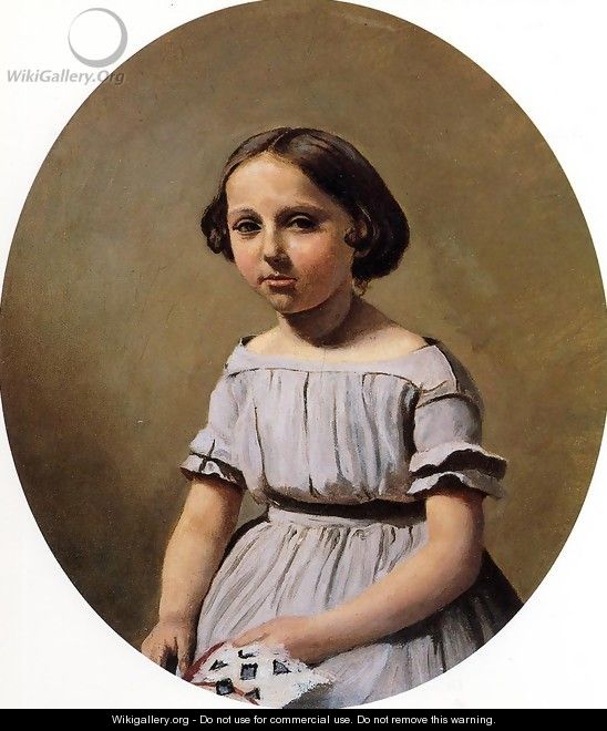 The Eldest Daughter of M. Edouard Delalain (Mme. de Graet) c.1845-50 - Jean-Baptiste-Camille Corot
