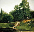 Villa d'Avray - Banks of the Stream near the Corot Property - Jean-Baptiste-Camille Corot