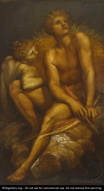 Artemis and Hyperion, c.1881 - George Frederick Watts