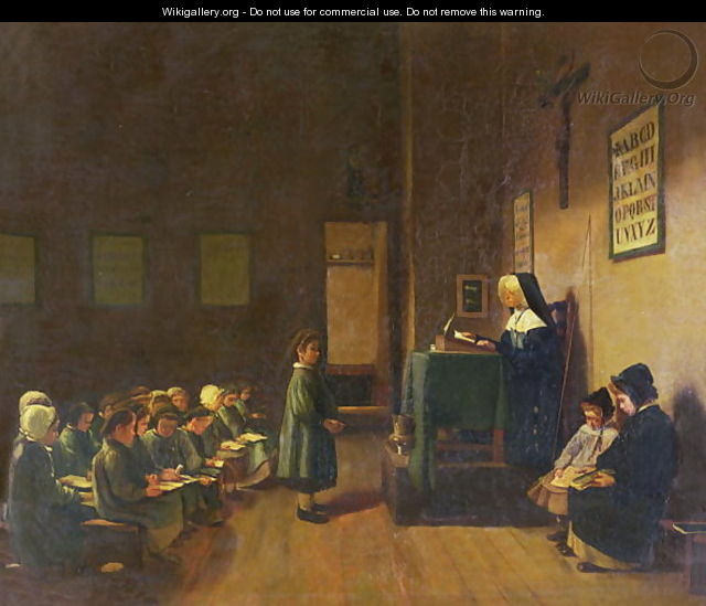 The Schoolroom, 1876 - François Bonvin