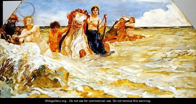Sea Gods in the Surf, 1884-85 - Max Klinger