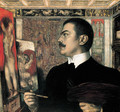 Franz von Stuck, self-portrait - Franz von Stuck