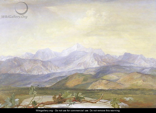 The Carrara Mountains, c.1876-80 - George Frederick Watts