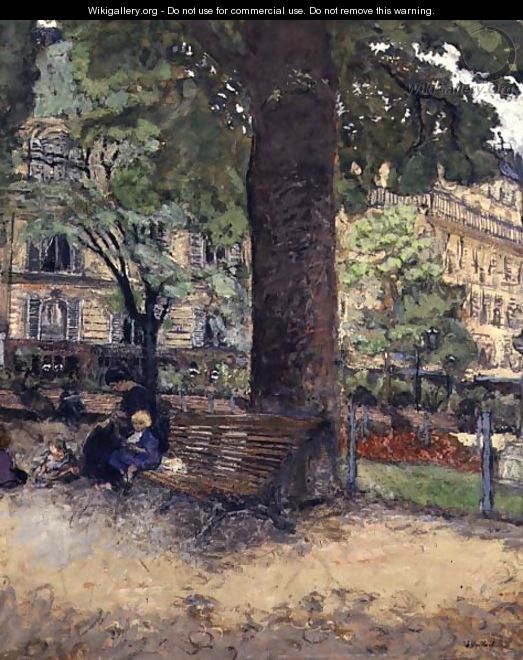 The Square at Vintimille, c.1925 - Edouard (Jean-Edouard) Vuillard