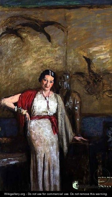 Portrait of Madame Freyssinet, c.1934 - Edouard (Jean-Edouard) Vuillard