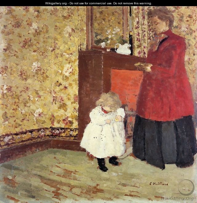 Mother and Child, 1900 - Edouard (Jean-Edouard) Vuillard