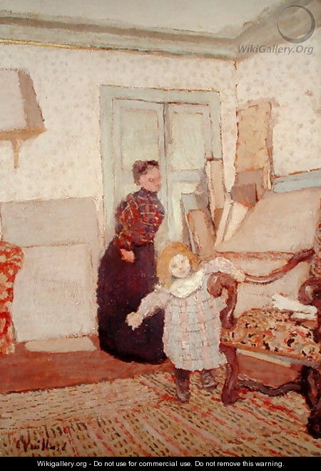 The First Steps - Edouard (Jean-Edouard) Vuillard