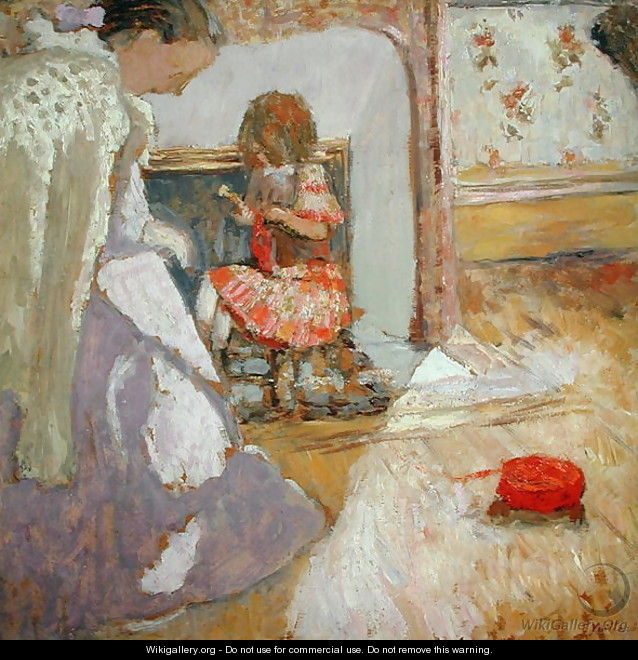 The Red Ball of Wool, c.1903-05 - Edouard (Jean-Edouard) Vuillard