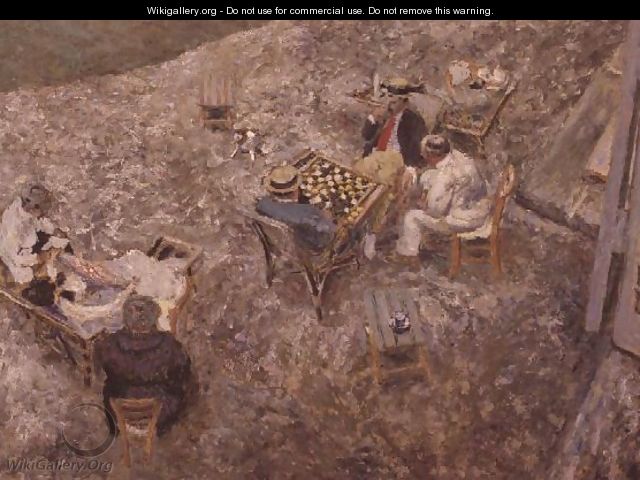 The Checker Board - Edouard (Jean-Edouard) Vuillard