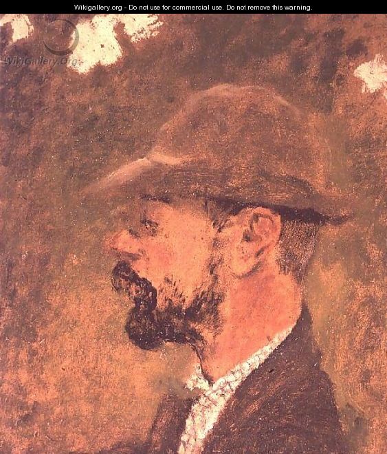 Portrait of Henri de Toulouse-Lautrec (1864-1901) c.1897-98 - Edouard (Jean-Edouard) Vuillard