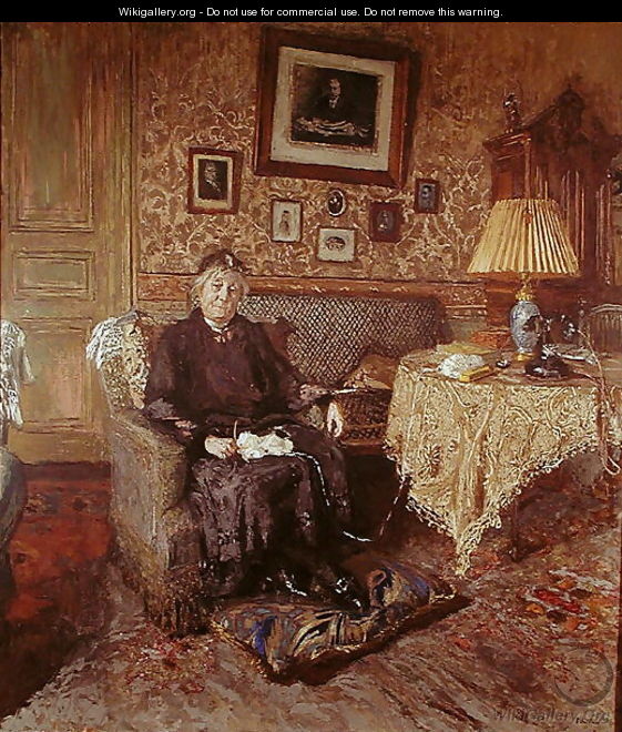 Madame Adrien Benard (1853-1935) 1928-29 - Edouard (Jean-Edouard) Vuillard