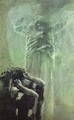 Demon and Angel with Tamara's Soul, 1891 - Mikhail Aleksandrovich Vrubel