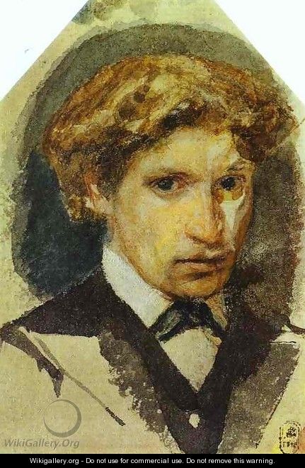 Self-Portrait, 1882 - Mikhail Aleksandrovich Vrubel