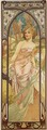 Morning Awakening. From The Times of the Day Series. 1899 - Alphonse Maria Mucha
