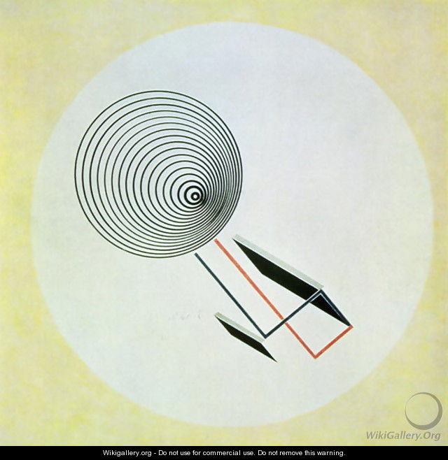 Proun 93, 1924 - Eliezer (El) Markowich Lissitzky