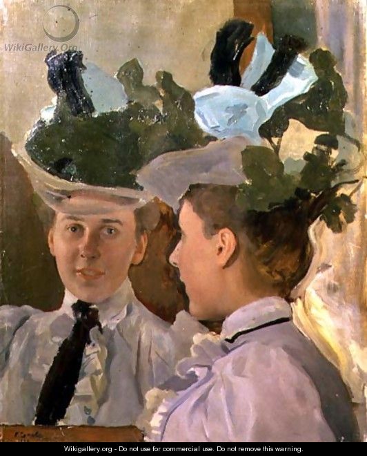Lady at the Mirror, 1898 - Konstantin Andreevic Somov