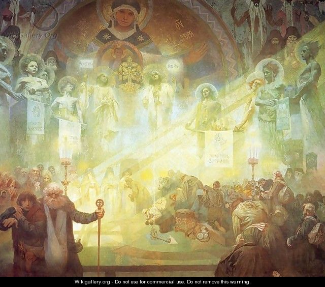 Holy Mount Athos, 1926 - Alphonse Maria Mucha