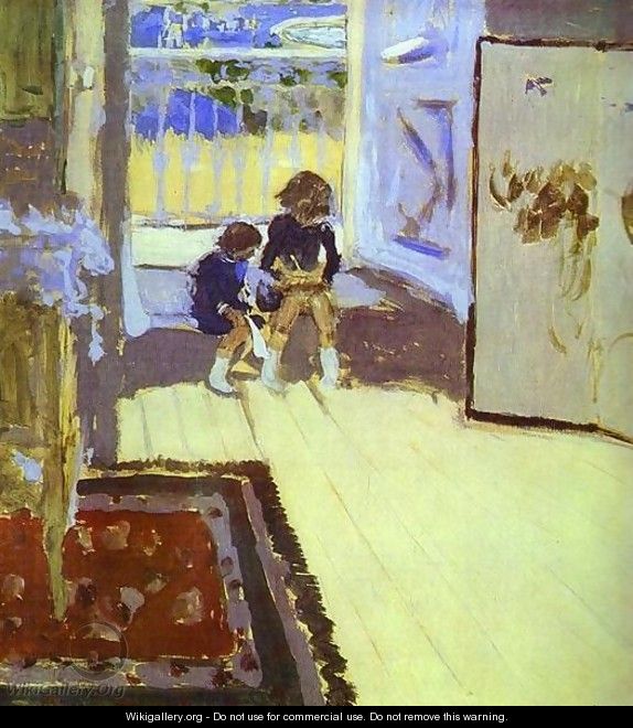 Children in a Room. 1909 - Edouard (Jean-Edouard) Vuillard