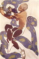 'L'Apres Midi d'un Faune', costume design for Nijinsky (1890-1950) from 'l'Art Decoratif de Leon Bakst' - Leon (Samoilovitch) Bakst