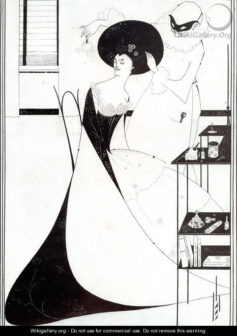 The Toilet of Salome, illustration for the English edition of Oscar Wilde