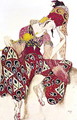 Costume design for Nijinsky in the ballet 'La Peri' by Paul Dukas (1865-1935) 1911 - Leon (Samoilovitch) Bakst