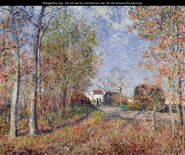 A Corner of the Woods at Sablons, 1883 - Alfred Sisley