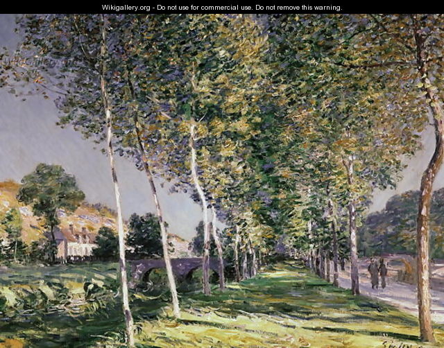 A Road in Louveciennes, 1883 - Alfred Sisley