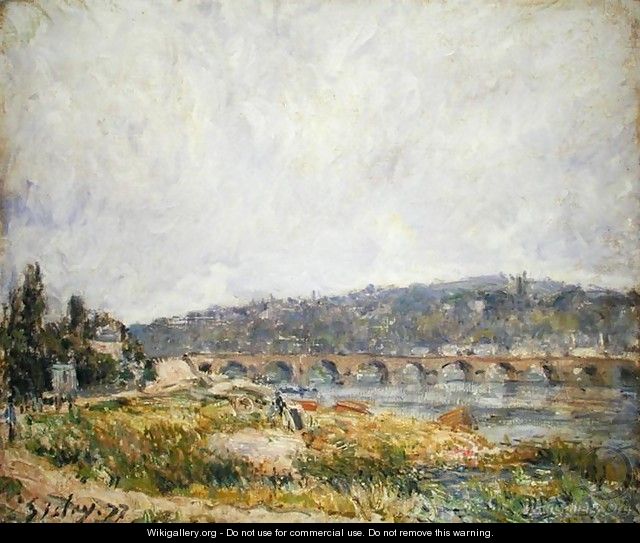 Bridge at Sevres, 1877 - Alfred Sisley