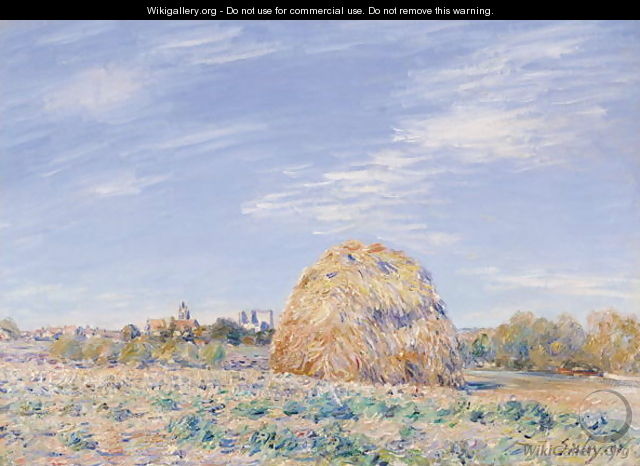 Haystack on the Banks of the Loing, 1891 - Alfred Sisley